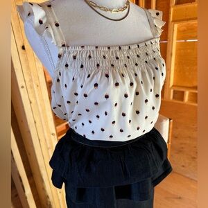 Pretty shirt with ruffled sleeve size small loose fit by Propaganda